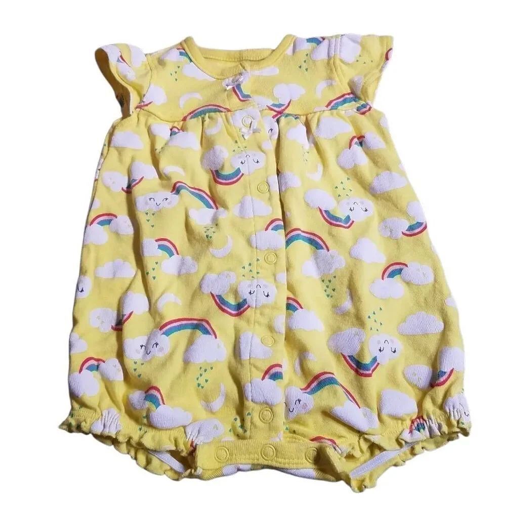 carters rainbow romper 6-9 months